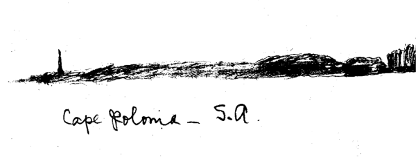sketch of Cape Polonia